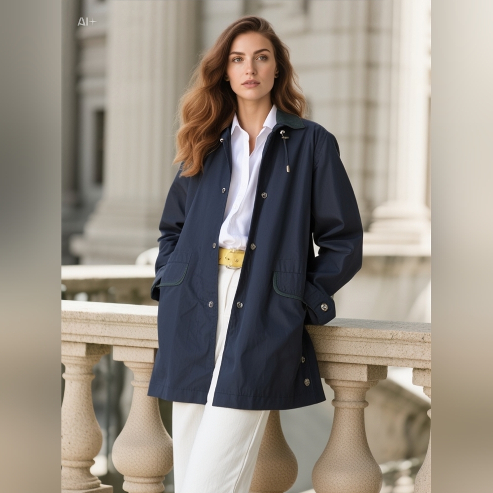 Unisex Dark Blue Fen Nelli Sport Jacket